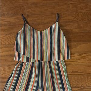 Colorful Striped Jumpsuit